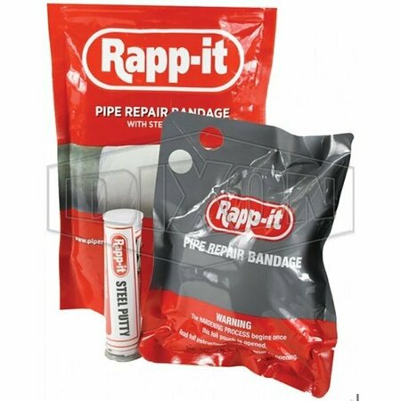 DIXON 4 in x 16 ft RAPP-IT PIPE REPAIR KIT BANDAGE RAP164